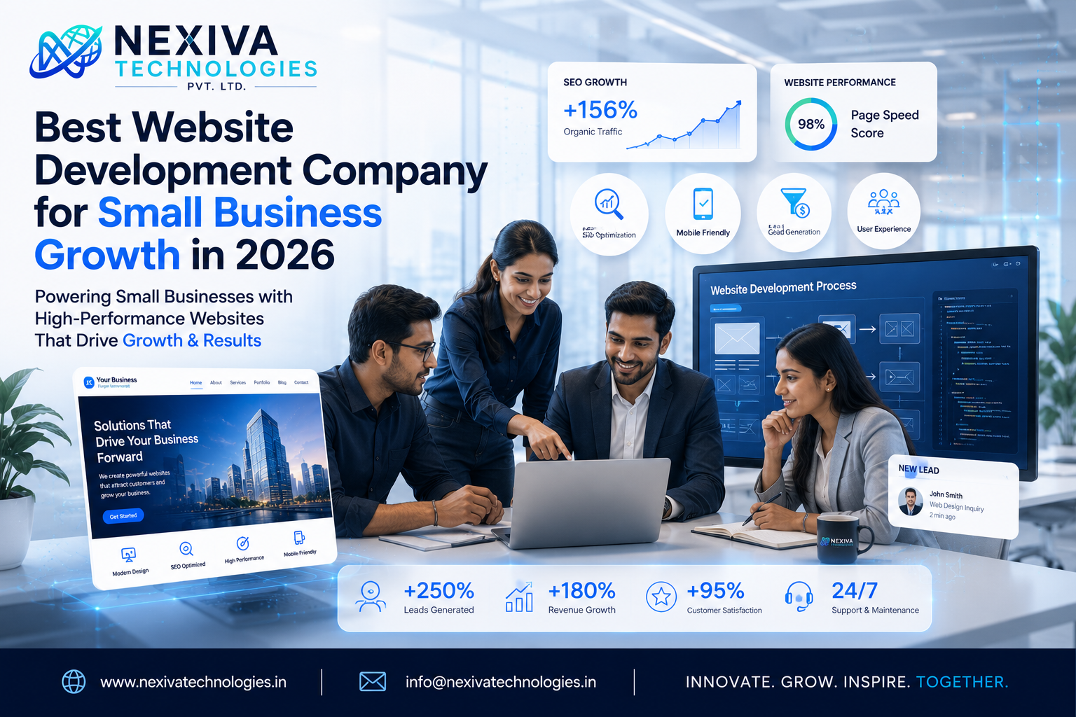 Best Website Development Company for Small Business Growth i Blog Image